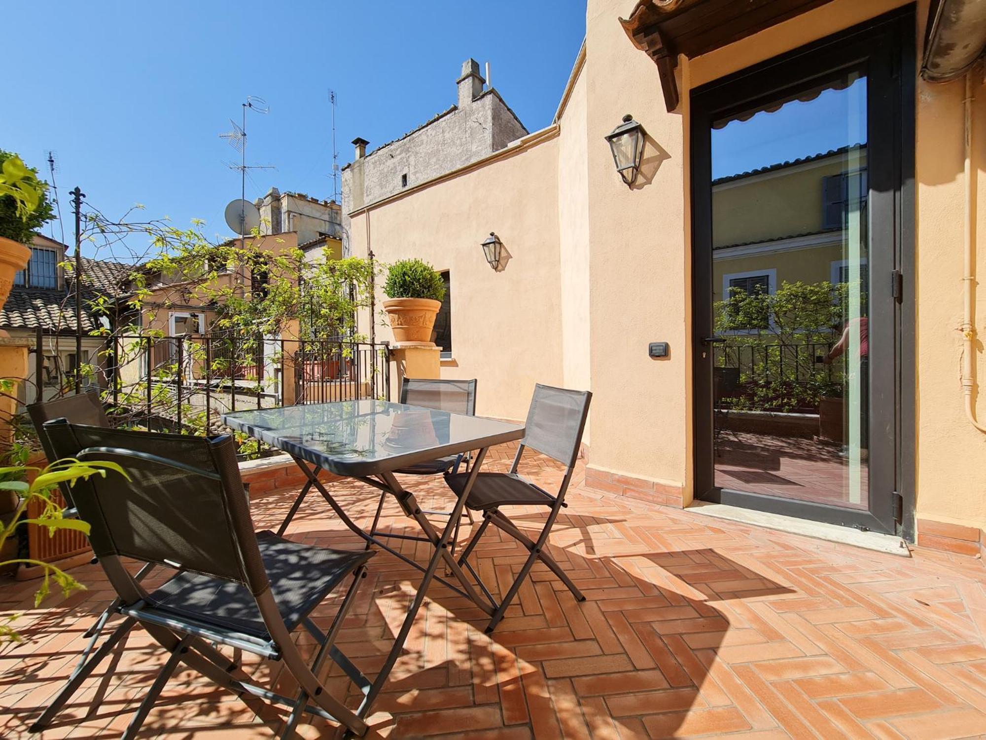 Cs Stylish Loft With Terrace Spanish Steps Appartement *